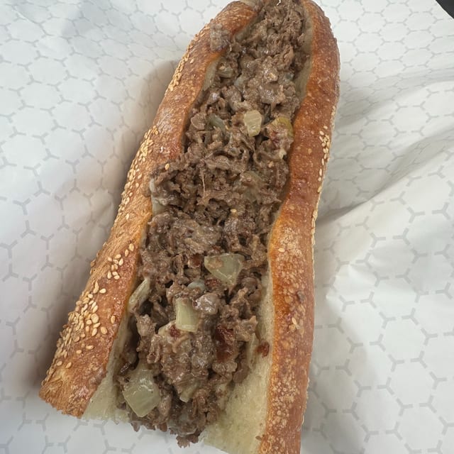 Cheesesteak Sandwich.