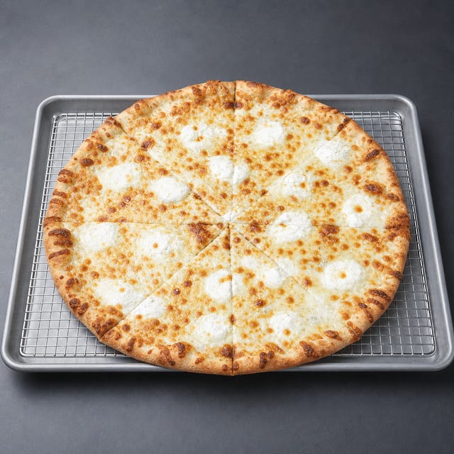 White Hand Tossed Pizza 16".